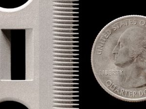 a component made through binder jetting