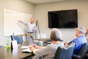 Mark Beck at a meeting